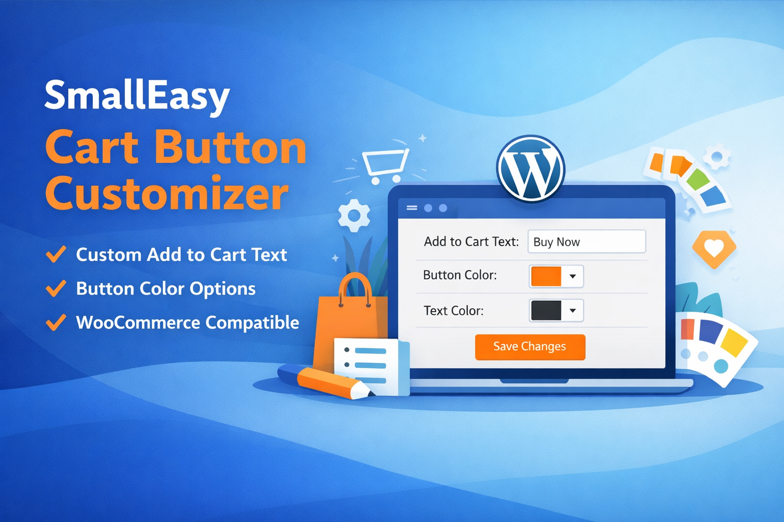 SmallEasy Cart Button Customizer Documentation – Change WooCommerce Add to Cart Text & Color